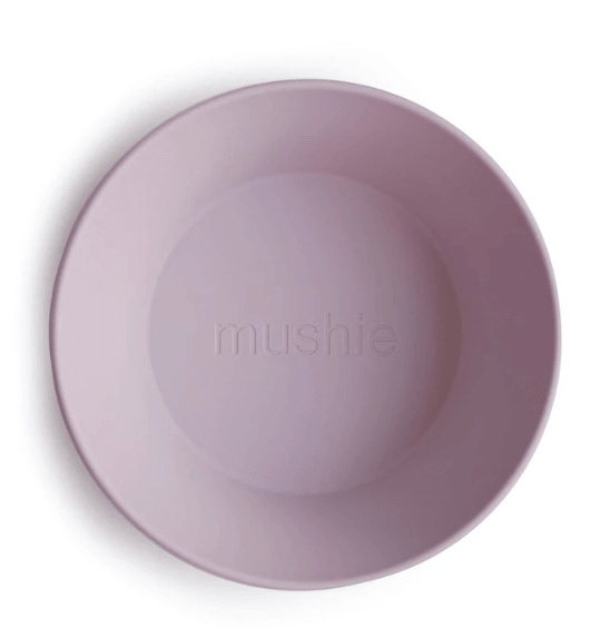 Mushie  Round Dinnerware Bowl (SET OF 2) - SOFT LILAC Mushie We'll work  together to find the best solution for your requirements